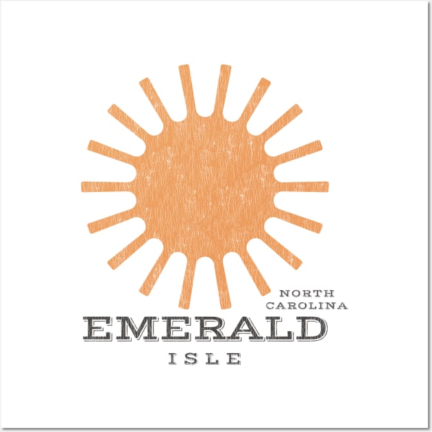 Emerald Isle, NC Summertime Vacationing Beachgoing Sun Wall Art by Contentarama